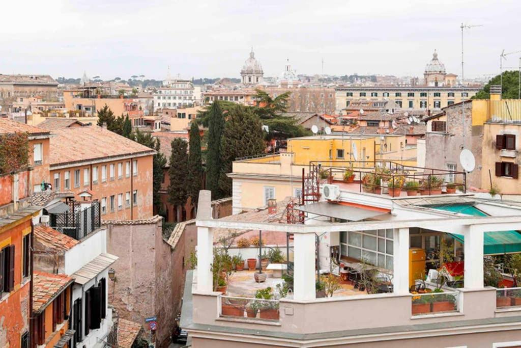 White Panoramic Jacuzzi Suite Trastevere - Top Collection Rom Exteriör bild